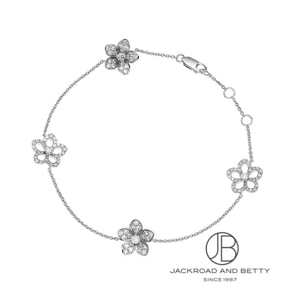 ワイルドフラワー パヴェダイヤモンド ブレスレット[RGB515] Wild Flower Pave Diamond Bracelet グラフ  新品 ジュエリー