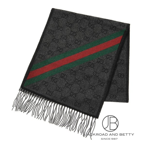 GGロゴ マフラー[570603-3g200-1466] GG Logo Muffler | グッチ 新品