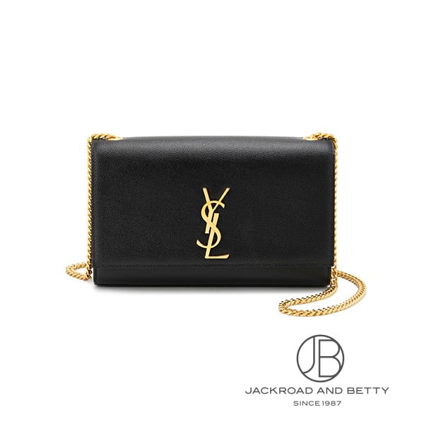 SAINT LAURENT ブラックショルダーバッグ SAINT LAURENT サンローラン ショルダーバッグ レザー ブラック