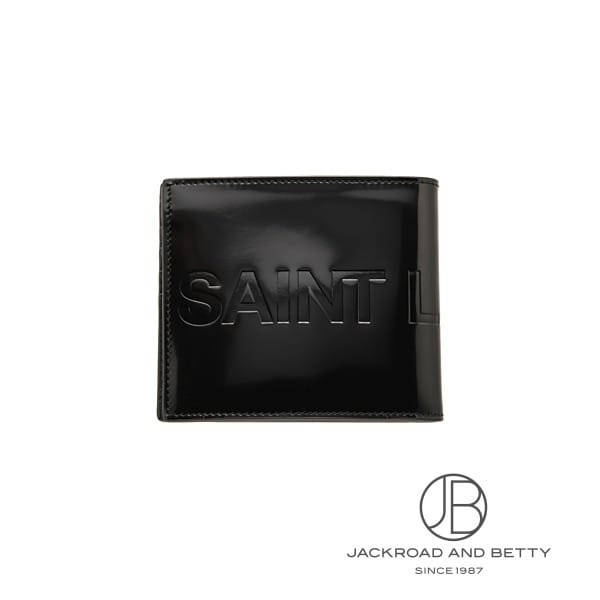 【★超目玉】 ウォレット LAURENT SAINT ブラック SAINT 黒[757143AACKL1000] 小物