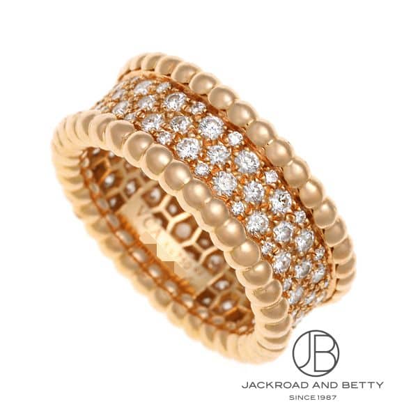 ペルレ ダイヤモンド リング 3連モデル[VCARN9WE49] Perlee Diamond