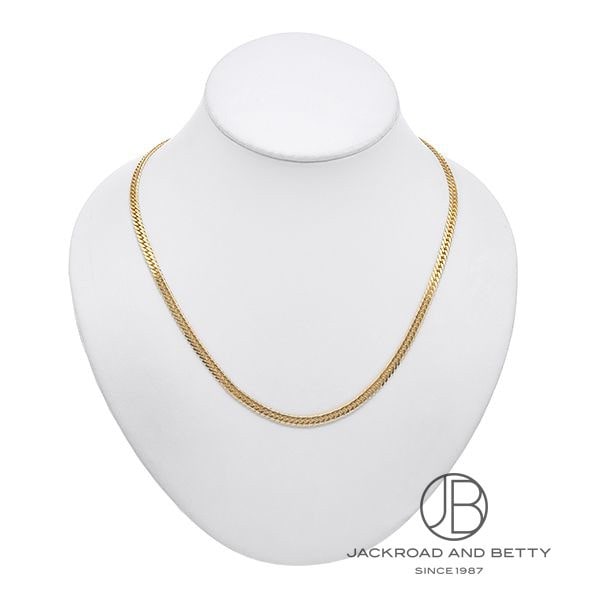 ネックレス K18 6面 ダブル 造幣局刻印有り 30g 50cm[] necklace