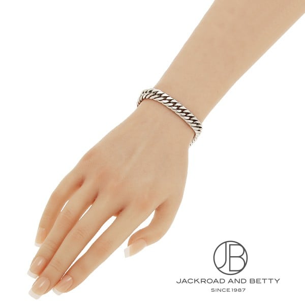 PT850 6面 ダブル 74.1g 21cm ブレスレット プラチナ 造幣局刻印