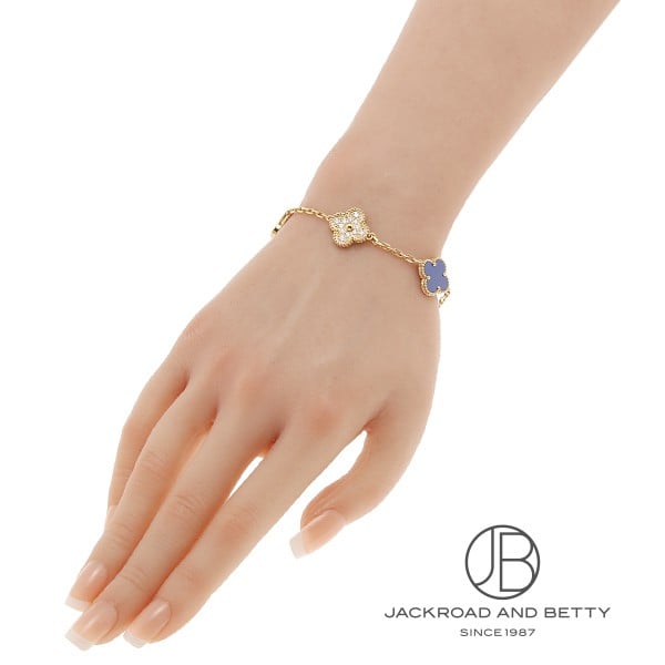 ヴィンテージ アルハンブラ ブレスレット 5モチーフ[VCARO9LW00