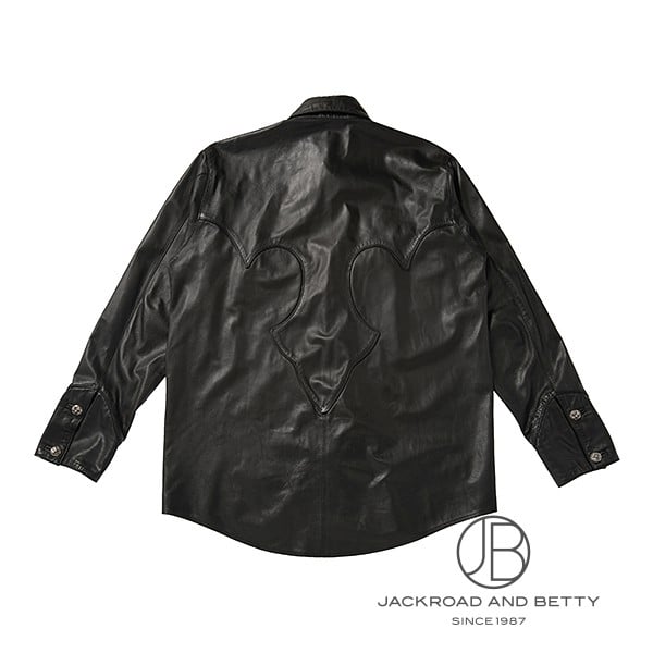 クロムハーツ クラシックジーン ウエスタン レザーシャツ[] Chrome