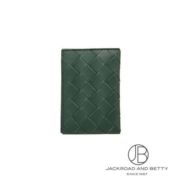 イントレチャート フラップ カードケース ダークグリーン[749417
