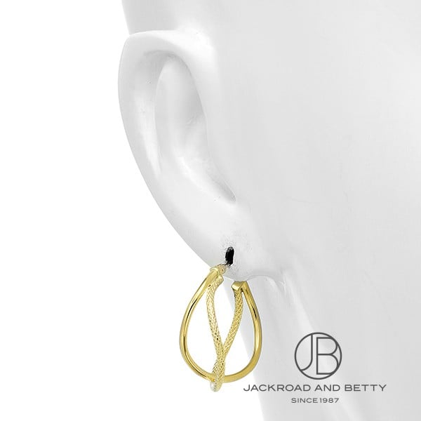 K18 フープ ピアス[] K18 Hoop Earrings | ノーブランド 新品 ジュエリー