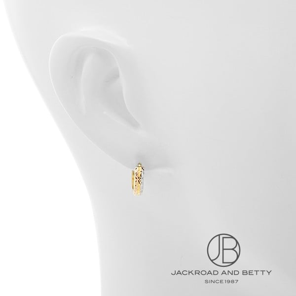 ☆kazu☆k18 フープピアス 直径12mm トリニティデザイン ☆kazu☆k18