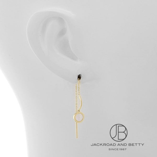 K18 シェル ドロップ ピアス[] K18 Shell Drop Earrings | ノー