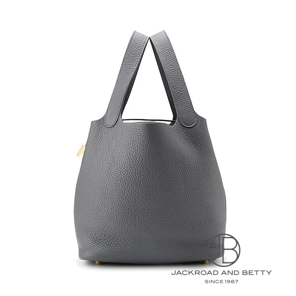 Hermes★エルメスピコタンロックPM新色 Ardoise  アルドワーズ ピコタンロックPM アルドワーズ グレー[H056289CK85] Picotin