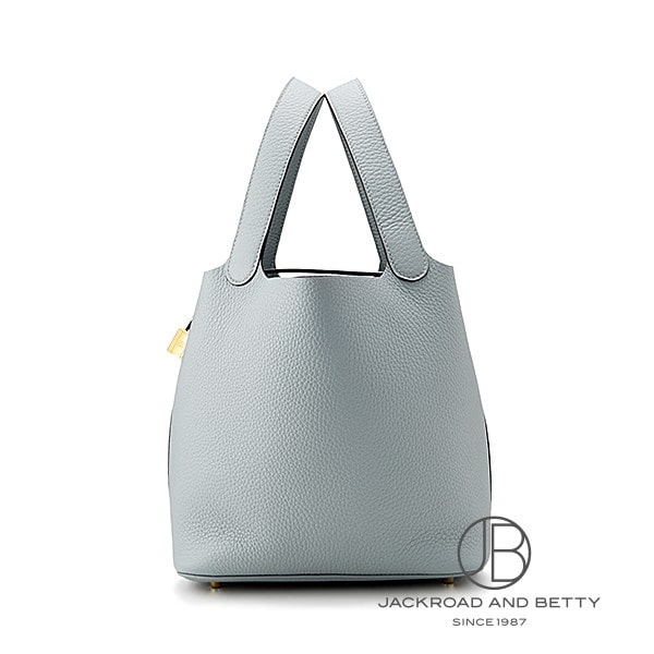 希少【HERMES】グレー フィートル PICOTIN LOCK ハンドバッグ グレー（灰色）系 HERMES Picotin Lock(エルメス ピコタンロック