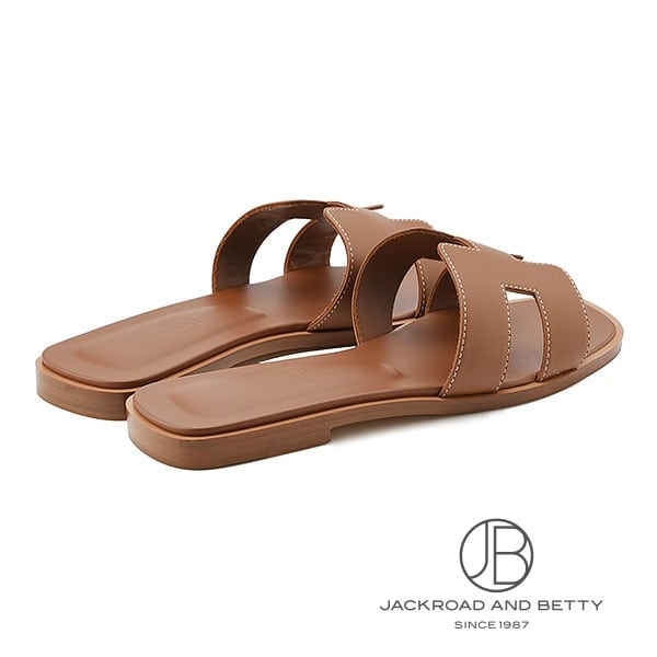 サンダル オラン ゴールド 茶 35.5[H021056Z] Sandals Oran Gold