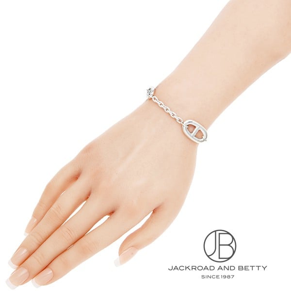 新品エルメス　ファランドールブレスレットSH HERMES エルメス ブレスレット ファランドール シルバー SH h-d227