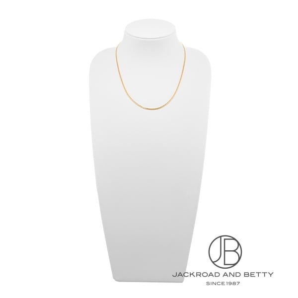 K18 6面 ダブル 9g 45cm ネックレス 造幣局刻印有り[] Necklace | 喜平