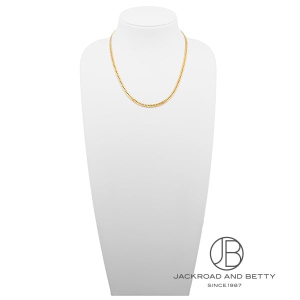 K18 6面 ダブル 27g 45cm ネックレス 造幣局刻印有り[] Necklace