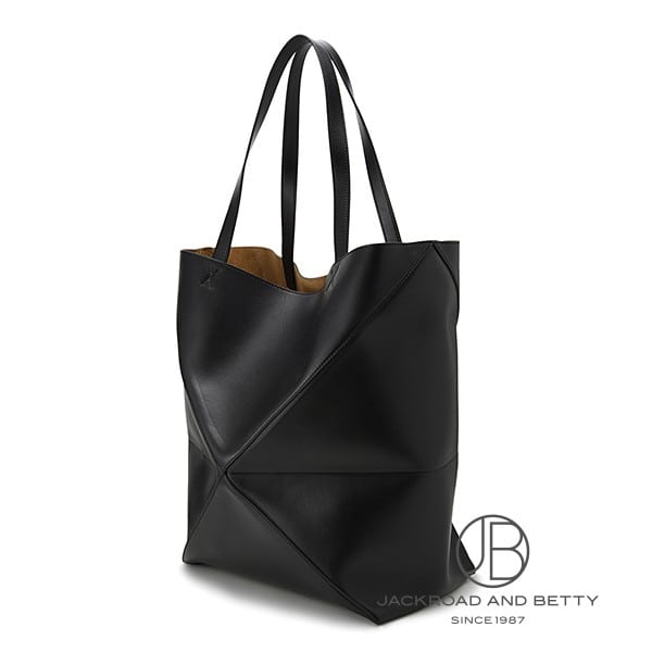 LOEWE パズル フォルド トート ブラック bag バッグ XL LOEWE パズル フォルド XL トートバッグ ブラック シャイニーカーフ