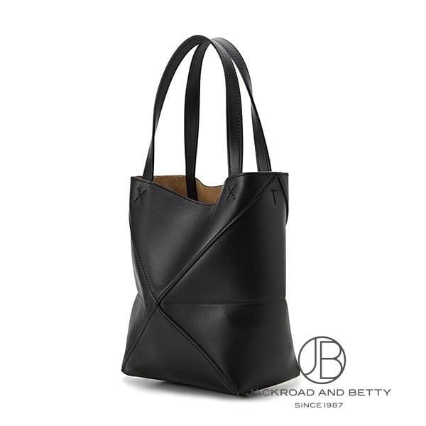 LOEWE　ロエベ　パズルフォルドトートミニ　ブラック 関税負担なし☆LOEWE ロエベ パズルフォルド トート ミニ (LOEWE
