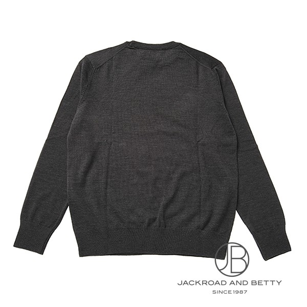 2.美品❗️マークアンドロナ 防風裏地付き 　ニットセーター　46 Heather（ヘザー）の「ジャガードロゴニット 971952（ニット