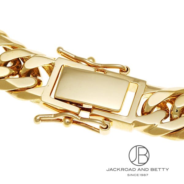 K18 6面 ダブル 51.2g 20cm ブレスレット 造幣局刻印有り