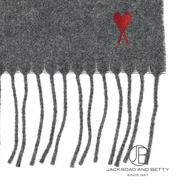 ウール フリンジ クラシック スカーフ 楽天市場】アミ パリス マフラー フリンジ スカーフ クラシック