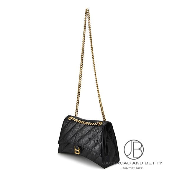 BALENCIAGA チェーンバッグ Balenciaga - Large Crush leather chain bag - Black | eBay