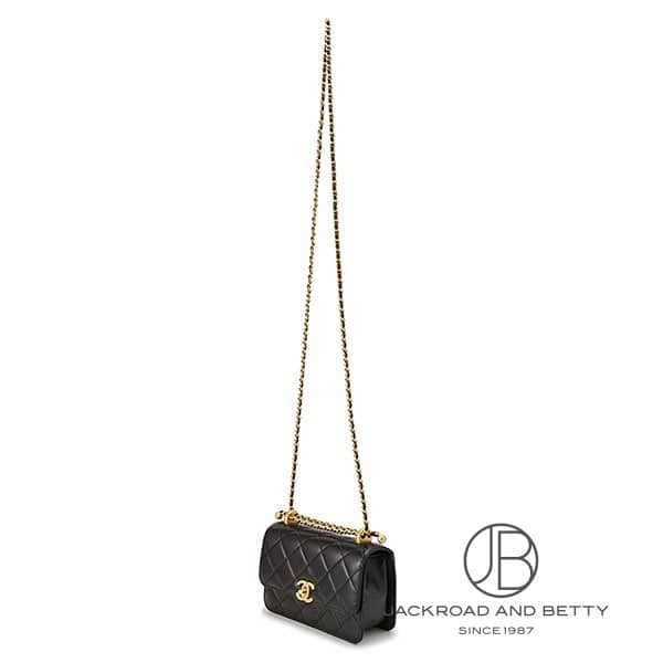 ★超美品★CHANEL シャネル マトラッセ チェーンショルダーバッグ 黒 マトラッセ チェーンショルダー ブラック 黒[AS2615 B05973