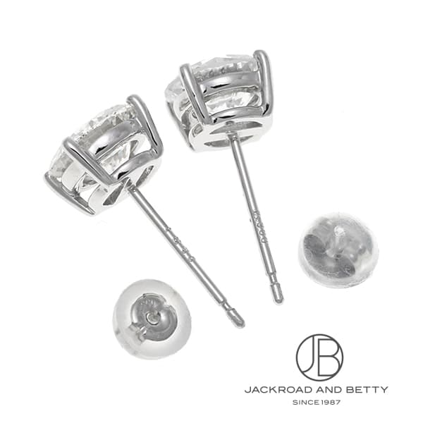 ノーブランド 2ct F・H SI-2 ダイヤモンド スタッド ピアス