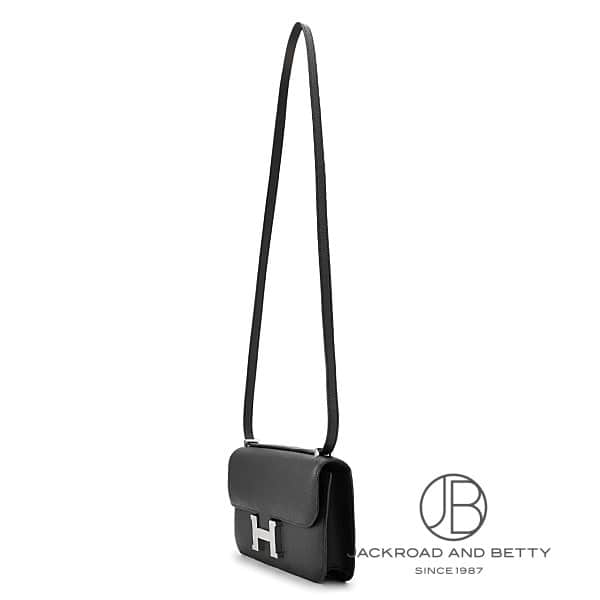 エルメス 在庫◎ HERMES SNAP ノワール HERMES エルメス ハンドバッグ ピアノ ボックスカーフレザー