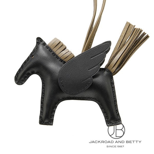 エルメス ペガサスロデオPM 黒 ノワールエトゥープ ロデオ チャーム ペガサス PM ノワール エトゥープ[H083010CACT] Rodeo