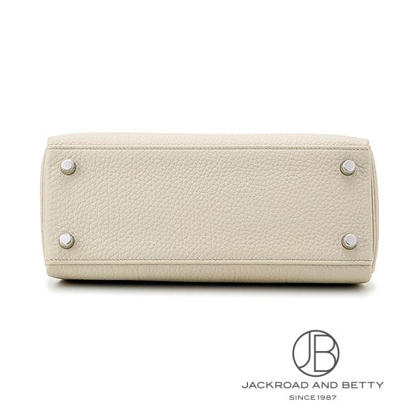 ケリー25 内縫い べトン アイボリー ホワイト 白[H084327CKAP] Kelly25