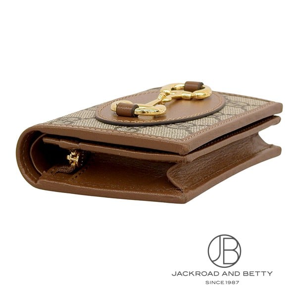 は*な様 【超美品】GUCCI ホースビット1955 スモールウォレット グッチレディース 財布・小物〔グッチ ホースビット 1955〕ウォレット