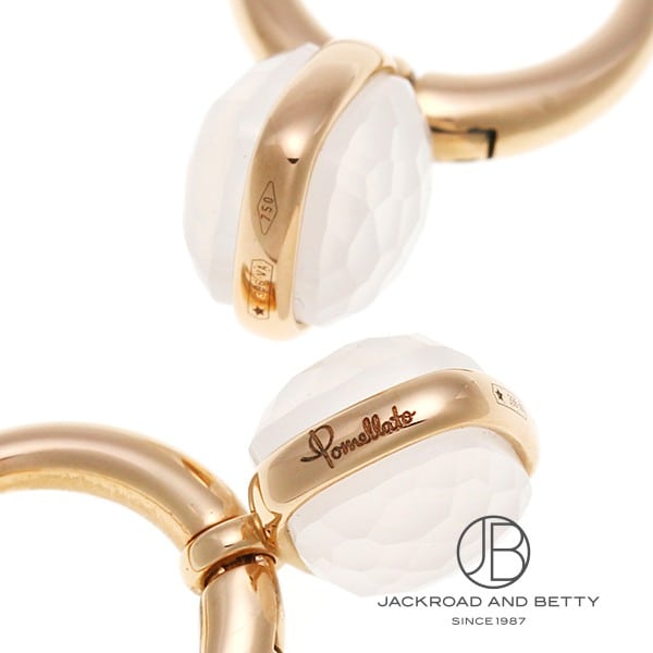 ヌード ミニ ミルキークォーツ ピアス[POC5020-O7000-00QLT] Nudo Mini