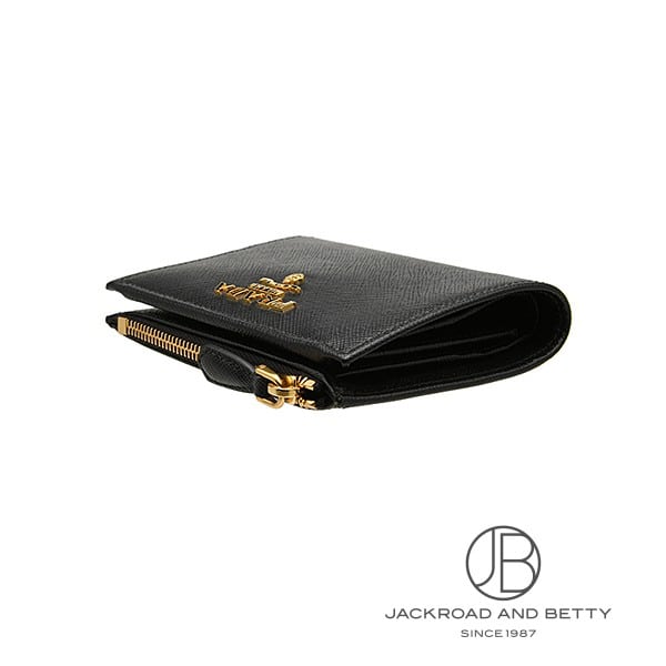 サフィアーノレザー ウォレット ネロ ブラック 黒[1ML023 QWA F0002