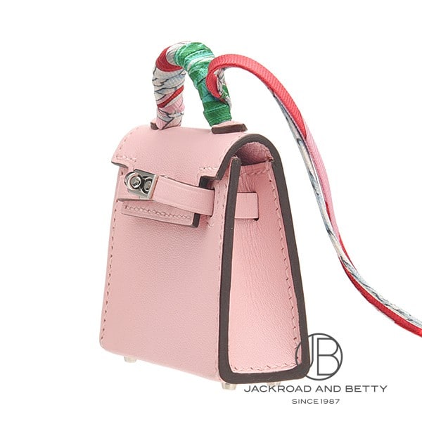 ケリーチャーム ケリーツイリー ローズサクラ ピンク[-] Kelly Charm Kelly Twilly Rouge Sakura | エルメス  中古 バッグ/財布/小物