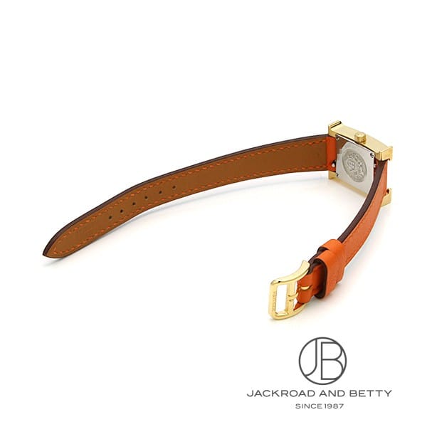 HERMES エルメス Hウォッチ ミニ 21mm ゴールド HH1.101 HERMES エルメス 腕時計 Hウォッチ ミニ HH1.101 イエロー