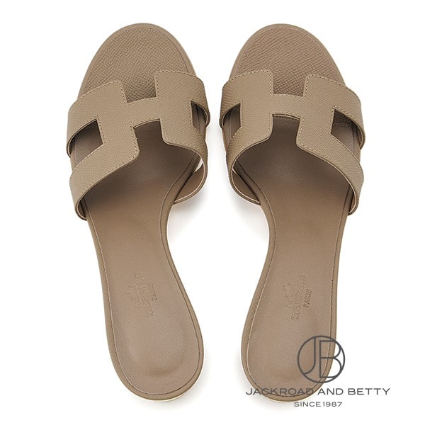 HERMESオアジスエトゥープサンダル36 サンダル オアジス エトゥープ ベージュ 36[H151215Z] Sandals