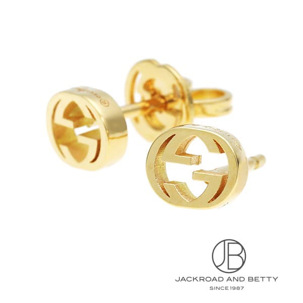 インターロッキング ピアス[662111 J8500 8000] Interlocked G Stud