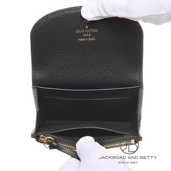 ポルトモネ・ロザリ ノワール ブラック 黒[M81455] Rosalie Coin Purse