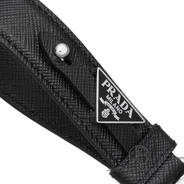 【PRADA】サフィアーノレザーキーリング ◆B◆ 2PP68T053 F0002 直営店買付☆PRADA☆サフィアーノレザー キーリング (PRADA/キー