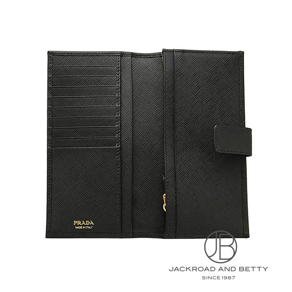 PRADA サフィアーノ ショルダーウォレット レザー NERO PRADA プラダ ショルダーウォレット 長財布 サフィアーノレザー