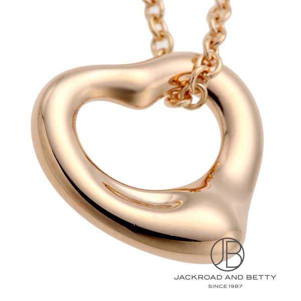 美品 Tiffany エルサ・ペレッティ オープンハートネックレス エルサ・ペレッティ™ オープン ハート ペンダント シルバー