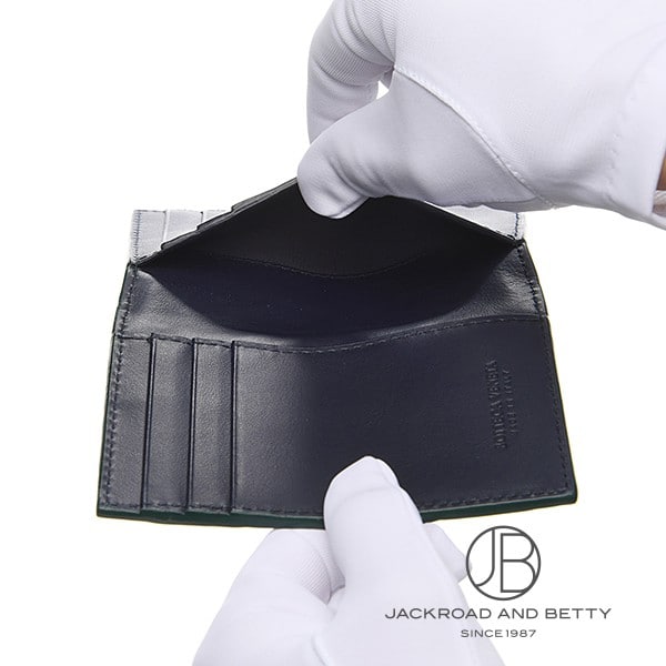 イントレチャート フラップ カードケース ダークグリーン[749417