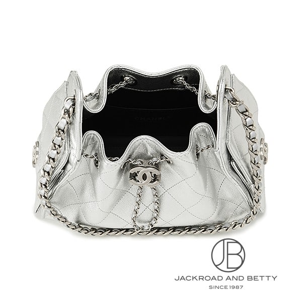 CHANEL 25 ミニ ハンドバッグ シルバー[AS5631 B22716 U5341] CHANEL