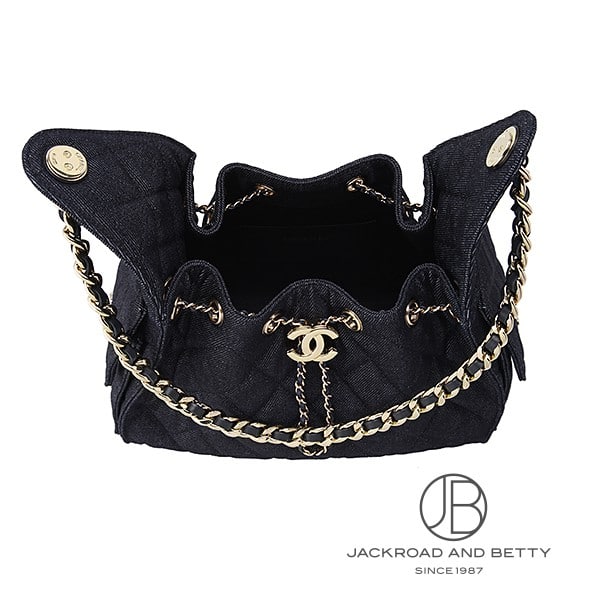 シャネル CHANEL 25 スモール ハンドバッグ デニム AS5293 B24037