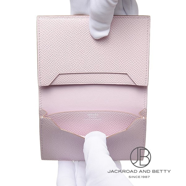 エルメス ベアン カードケース モーヴペール/S金具 エルメス ベアン カードケース モーヴペール/S金具 (HERMES