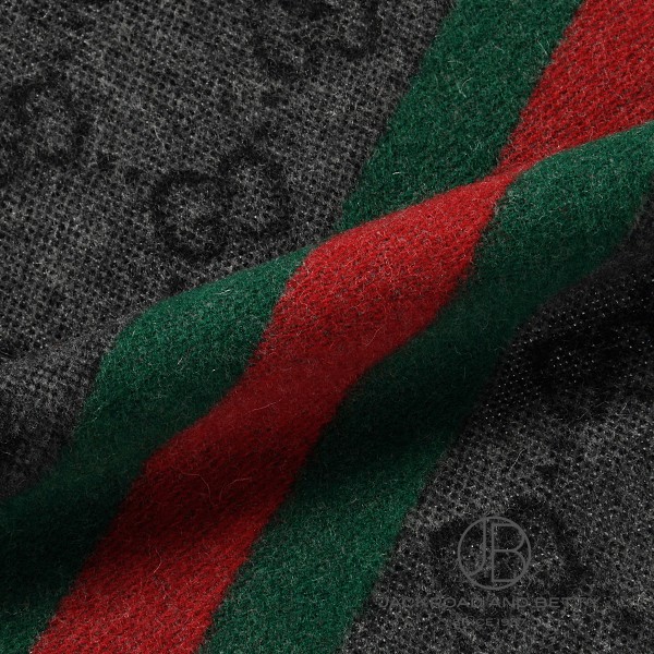 GGロゴ マフラー[570603-3g200-1466] GG Logo Muffler | グッチ 新品