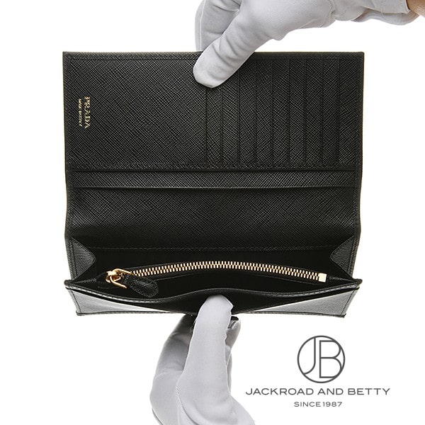 【美品】プラダ　サフィアーノレザー　ウォレット　クラッチバッグ　訳あり プラダ サフィアーノレザー ウォレット クラッチバッグ 訳あり