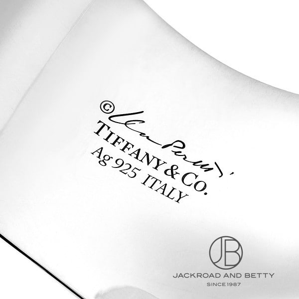 【美品】  Tiffany & Co / ティファニー | エルサ ペレッティ シルバー925 スモール ボーンカフ バングル 右手用 | シルバー | レディース