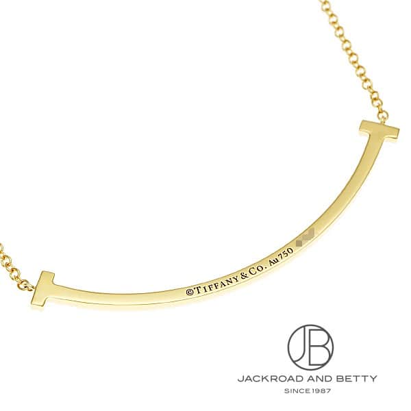 Tスマイル ペンダント ネックレス（スモール）YG[74957013] T Smile