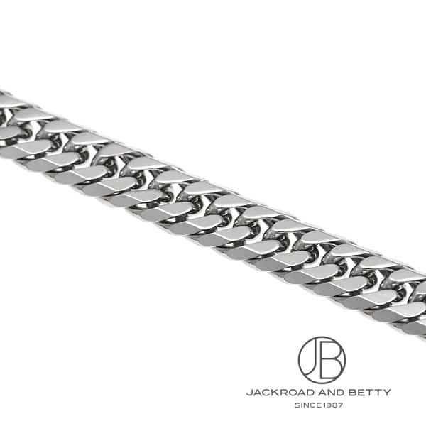 PT850 6面 ダブル 30.5g 50cm ネックレス プラチナ 造幣局刻印